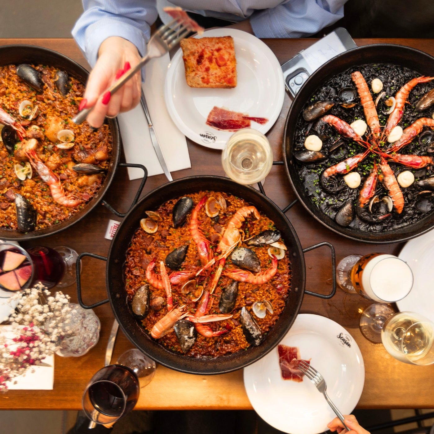 Mappa dei ristoranti TOP di Barcellona