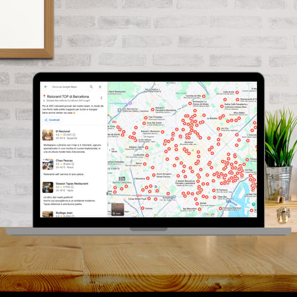 Mappa dei ristoranti TOP di Barcellona